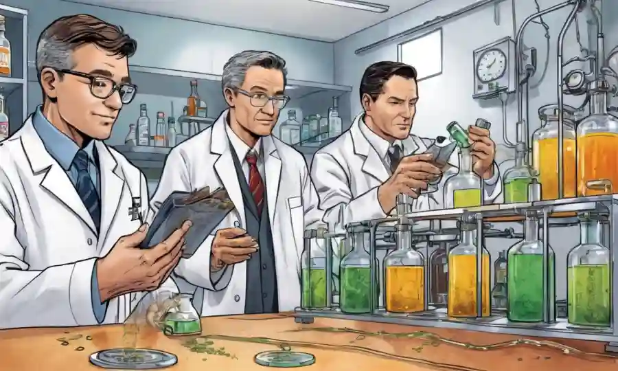 Científicos que estudian efectos beneficiosos del ácido acético en la salud humana y su conexión a la fermentación.