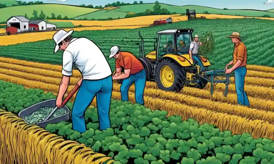Los agricultores ajustan los sistemas de gestión agrícola para optimizar el crecimiento de microorganismos beneficiosos.
