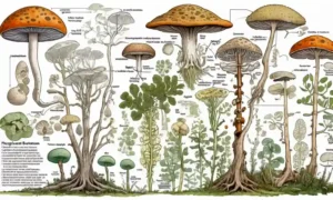Un diagrama que muestra evolución fúngica