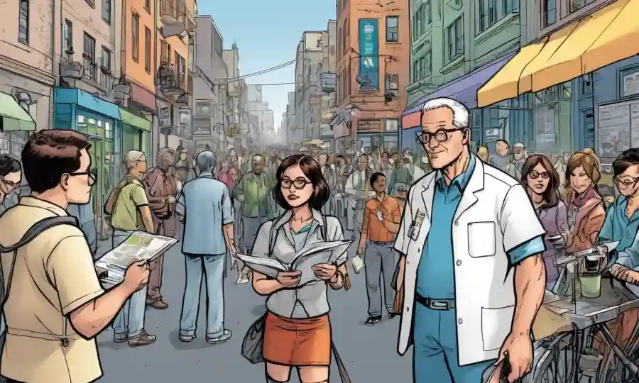 Los ciudadanos se dedican a proyectos científicos que recogen datos en las calles de la ciudad.