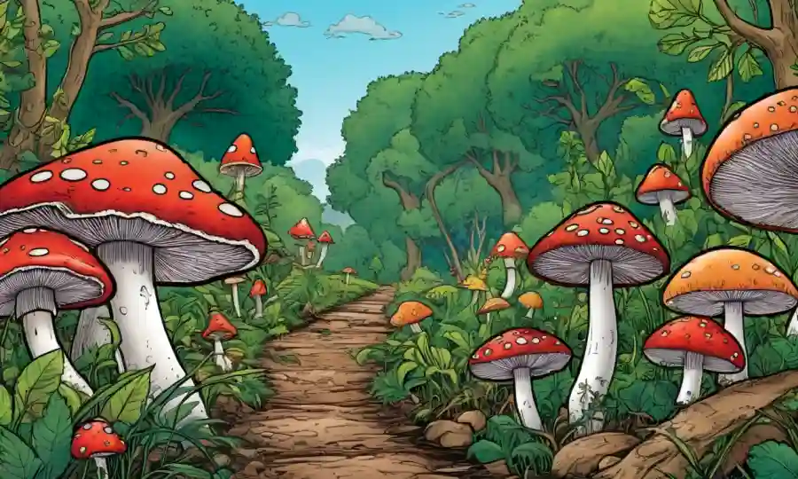 Diversas setas creciendo en medio de la naturaleza, simbolizando su papel en el apoyo a la salud de los ecosistemas.