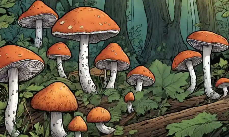 Disparos de macro de varias especies de hongos en ambientes naturales.
