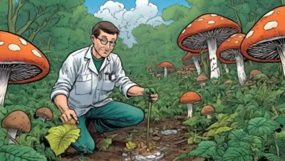Los micoherbicidas utilizados por científicos para limpiar la contaminación junto a los hongos.