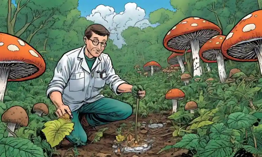 Los micoherbicidas utilizados por científicos para limpiar la contaminación junto a los hongos.