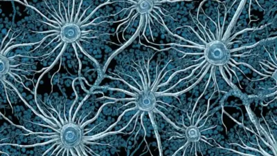 Imagen microscopio de hifas fúngicas que conectan y intercambian material genético.