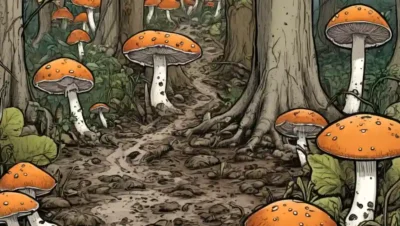 Mycoremediation: Fungi derribando materia orgánica en medio de los ecosistemas del suelo.