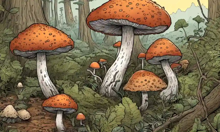 Misconcepciones sobre el micelio de hongos se desbordan en un terreno natural.