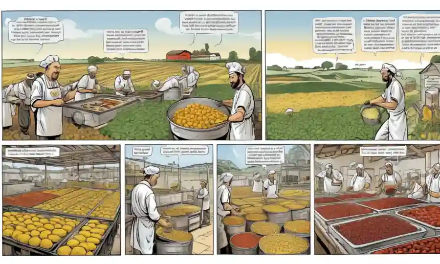 Comparación de métodos de fermentación tradicionales y forzados en producción de alimentos, con pros y cons ilustraciones.