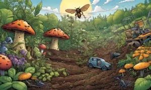 Una mezcla de plantas