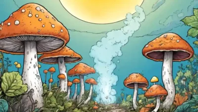 Gráfico de crecimiento de hongos Fungi que muestra efectos de temperatura.