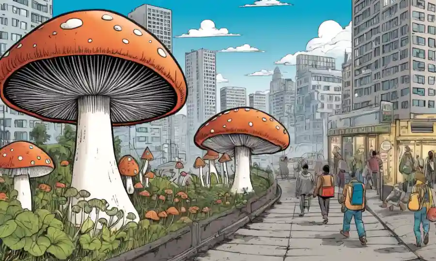 Mushrooms transformando espacios urbanos y pueblos vive