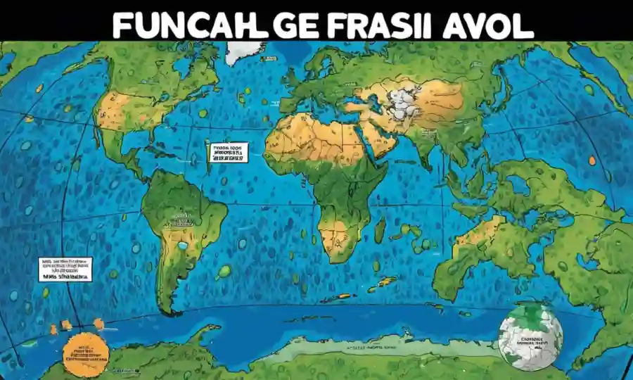 Un mapa que muestra cambios en los patrones de precipitación y el impacto en la distribución fúngica debido al cambio climático.