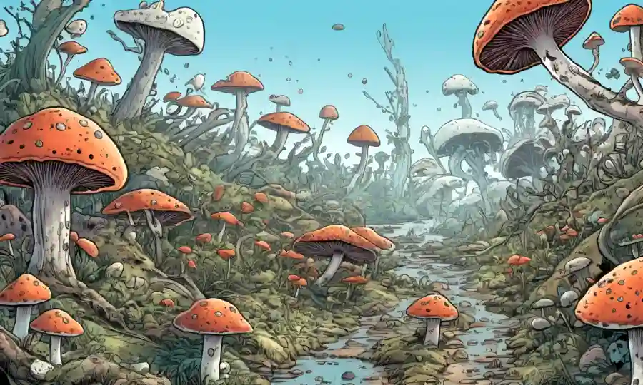 Ecosistemas fúngicos contaminados con residuos plásticos