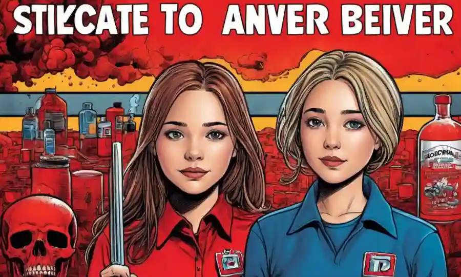 Afiche rojo vibrante promoviendo campañas de sensibilización comunitaria con énfasis en prevención educativa para envenenamientos.