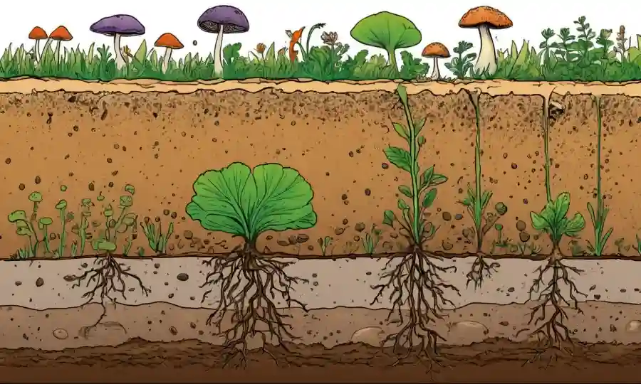 Un gráfico que muestra la relación entre el pH del suelo y el crecimiento fúngico.