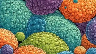 Microorganismos fermentando bacterias en condiciones de temperatura controladas.