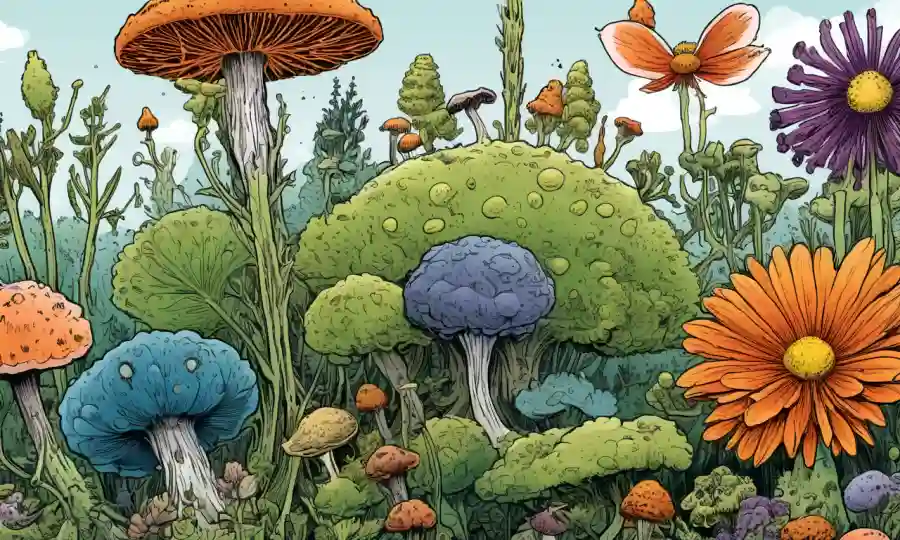 Guía paso a paso para cultivar plantas de floración raras de esporas, con ilustraciones y diagramas.