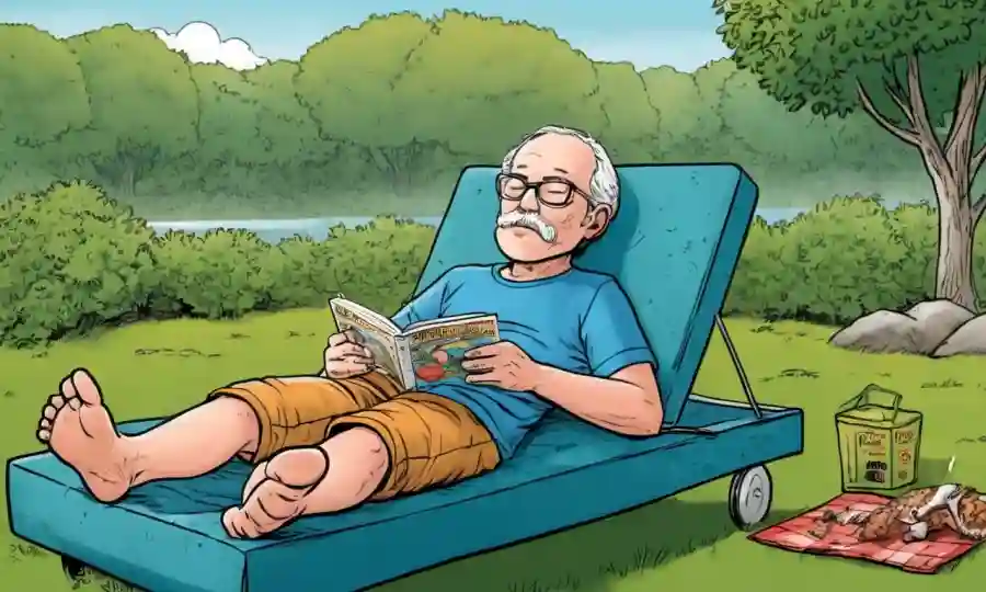 Una persona relajando al aire libre con hábitos saludables y consejos de prevención de infecciones fúngicas.