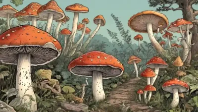 Una mezcla de ilustraciones científicas