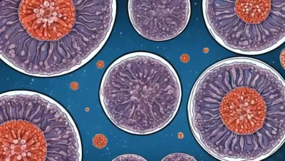 Las células de hongos microscópicos mantienen el equilibrio interno dentro de un plato de petri.