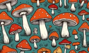 Setas de diferentes tamaños y colores en un fondo rústico