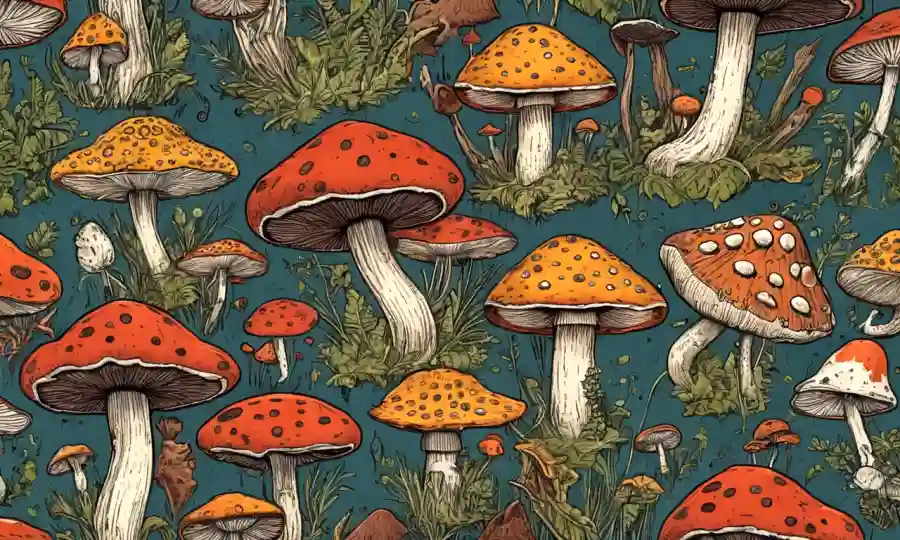 Detalles morfológicos de setas extrañas de todo el mundo.