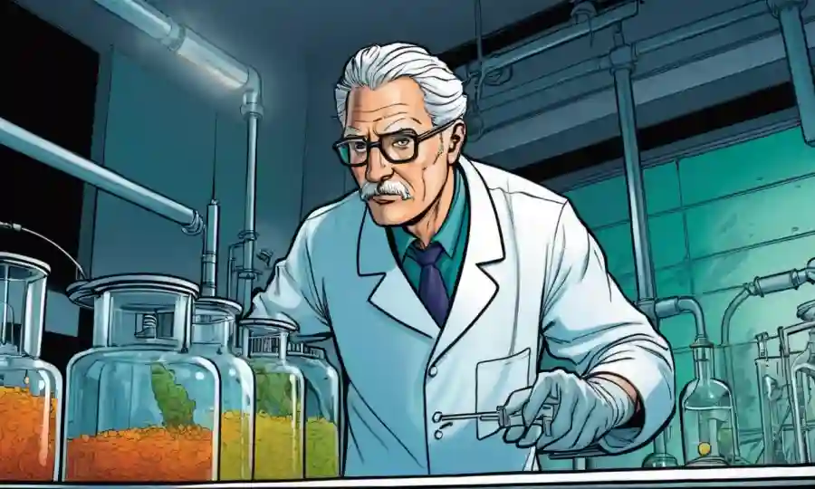 Proceso de fermentación científica en equipos de laboratorio.