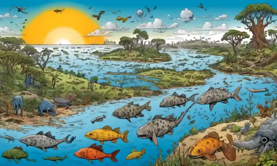 Un gráfico que ilustra el impacto del cambio climático en las relaciones de especies simbióticas.