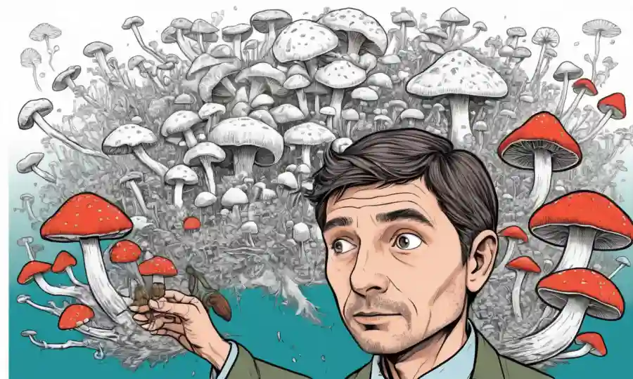 Investigadora que estudia hongos impacto emocional en los diagramas del cerebro.