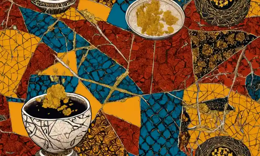 Una mezcla de iconos culturales (por ejemplo