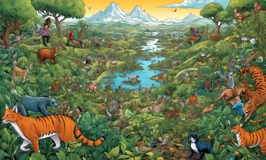 Ilustración de humanos