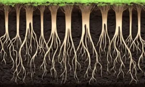 Las raíces microscópicas de hongos conectan las raíces de las plantas