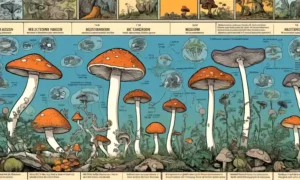 Un cronograma perforado por hongos se desarrolla en una pantalla