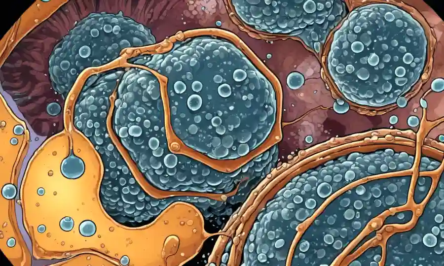 Imágenes microscópicas de células de levadura y procesos de fermentación en equipos de cervecería.