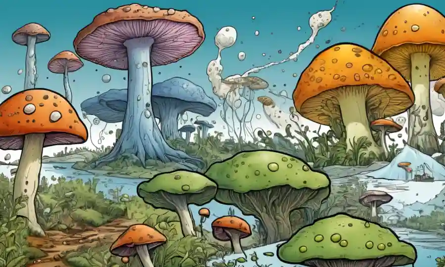 Carga con datos ambientales y microorganismos, destacando retos de clasificación de hongos.