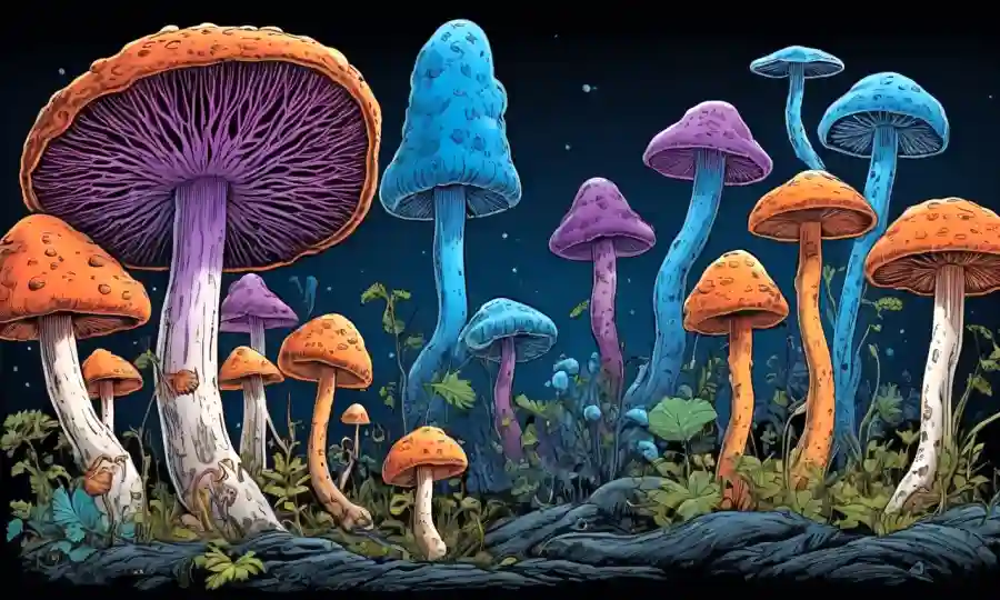 Fungi expuesto a diferentes longitudes de onda de luz UV con efectos variables.