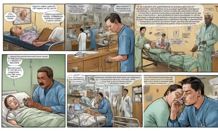 Retratos de pacientes que experimentan síntomas como fiebre y fatiga, con relés de texto discutiendo infecciones fúngicas sistémicas.