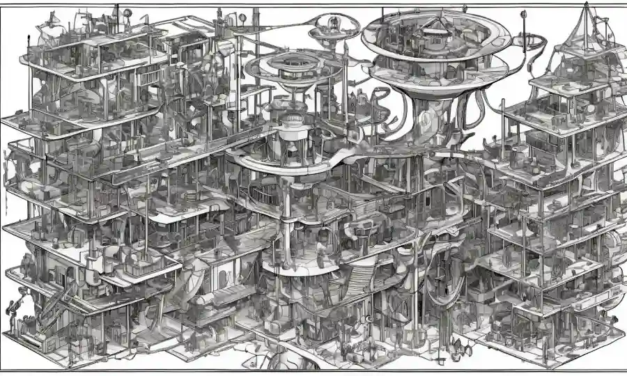 Un diagrama que ilustra las estructuras de elementos morfológicos especializados.