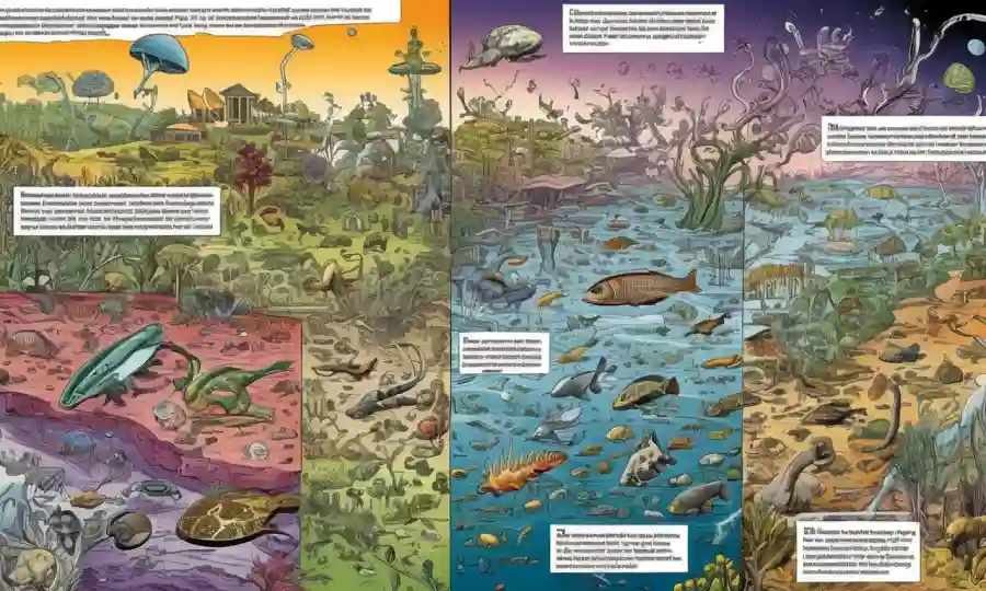 Un cronograma que muestra la evolución de los sistemas de información taxonómica en un contexto de avances científicos en biología.