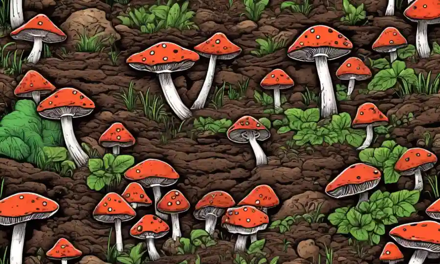Los hongos que crecen en el suelo, destacando su papel en la salud de los ecosistemas y el impacto agrícola.
