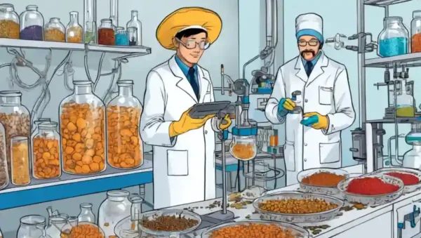 Cultivos y equipos de hongos para la producción de bioproductos en un entorno de laboratorio.